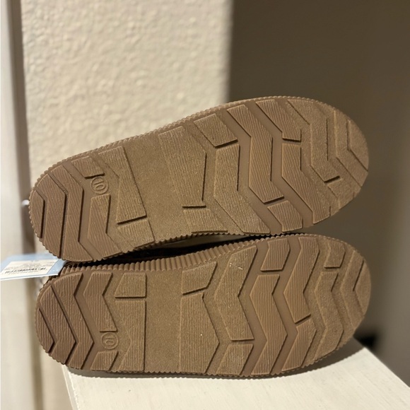 Cat and Jack Toddler Girls Arlo Zipper Shearling Boots Leopard Brown Faux Sz 10 - Picture 6 of 7